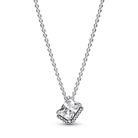 Gargantilla Pandora Halo Rectangular Brillante 392388C01-45