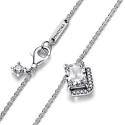Gargantilla Pandora Halo Rectangular Brillante 392388C01-45