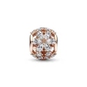 Charm Pandora Herbario Redondo Brillante Baño Rose 782383C01