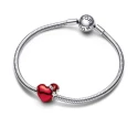 Charm Pandora Corazón Navideño Rojo 792336C01