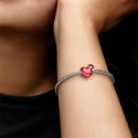 Charm Pandora Corazón Navideño Rojo 792336C01