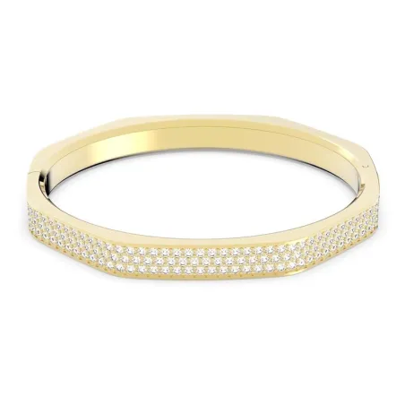 Brazalete Swarovski Dextera Ocotogonal Baño Oro 5639198
