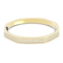 Brazalete Swarovski Dextera Ocotogonal Baño Oro 5639198