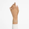 Brazalete Swarovski Dextera Ocotogonal Baño Oro 5639198