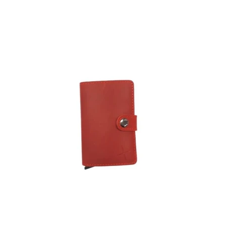 Tarjetero Serraje Rojo Hombre 222-102ROJO