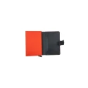 Tarjetero Piel Gris Marengo y Rojo Hombre 222-105MA-RO