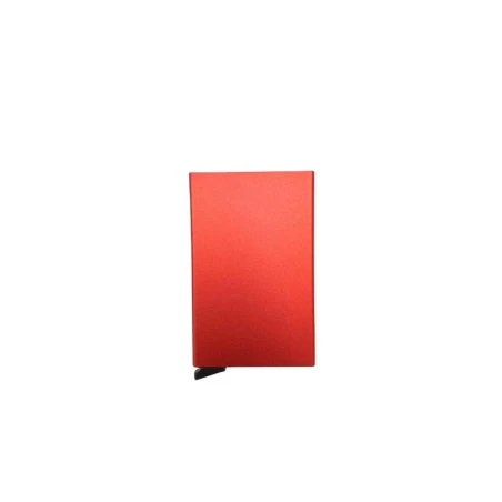 Tarjetero Protector Metal Rojo 221-003