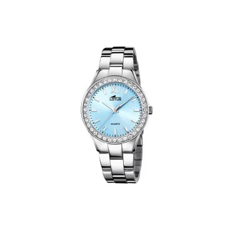 Reloj Lotus Bliss Mujer Plateado y Azul Analógico 18883/3
