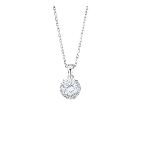 Gargantilla Lotus Silver Mujer Plata y Circonitas Blancas LP3104-1/1