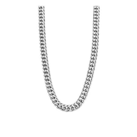 Collar Lotus Style Me In Black Acero Hombre LS1937-1/1