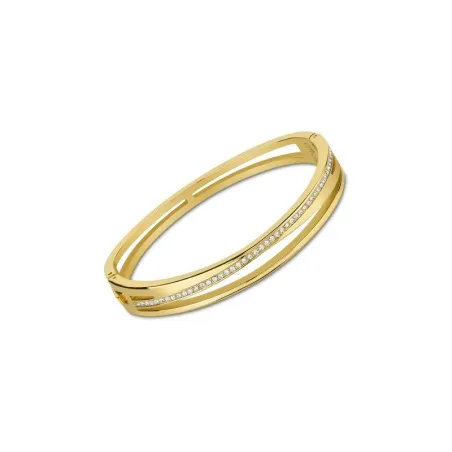 Pulsera Lotus Style Bliss ACero Baño Oro y Circonitas Blancas LS2113-2/2