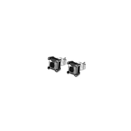 Pendientes Lotus Style Hombre Acero y Circonita Negra LS2166-4/2