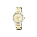 Reloj Festina Mujer Bicolor Champán Analógico F20618/1