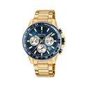 Reloj Festina Hombre Dorado y Azul Cronógrafo F20634/2