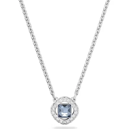 Gargantilla Swarovski Angelic Baño Rodio, Cristales Blancos y Azul 5662142
