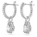 Pendientes Swarovski Millenia Baño rodio y Cristal Blanco Pera 5636716
