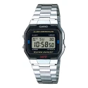 Reloj Casio Wrist Watch digital Plateado A163WA-1QES