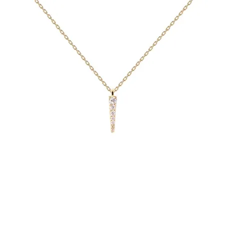 Gargantilla PdPaola Peak Plata Baño Oro y Circonitas Blancas CO01-478-U