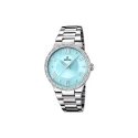 Reloj Festina Mujer Plateado y Azul Analógico F16719/4