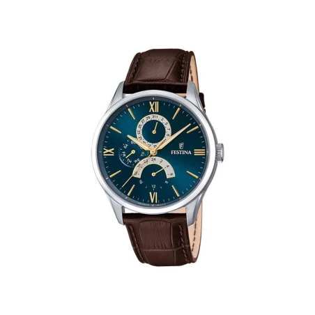 Reloj Festina Hombre Marrón y Azul Multifunción F16823/A