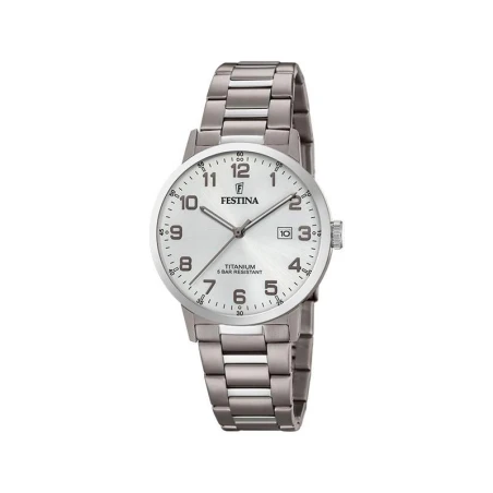Reloj Festina Titanium Hombre Plateado Analógico F20435/1