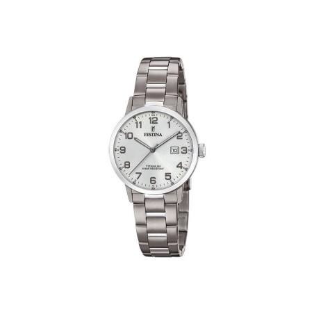Reloj Festina Titanium Mujer Plateado Analógico F20436/1