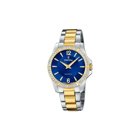 Reloj Festina Mujer Acero Inoxidable Plateado, Dorado y Azul F20594/2