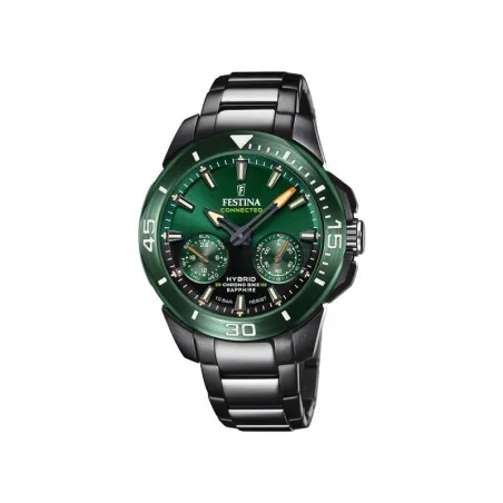Reloj Festina Connected Hombre Metalizado y Verde Híbrido F20646/1