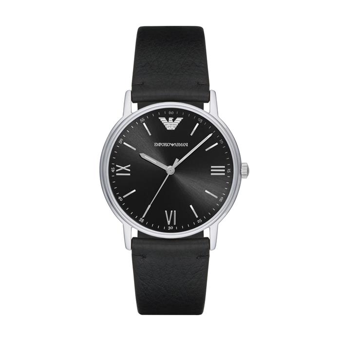 Reloj Emporio Armani Slim Kappa Hombre Negro Analógico AR11013