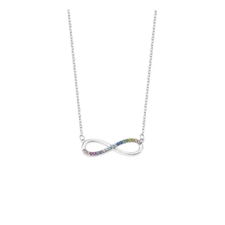 Gargantilla Lotus Silver Mujer Infinito Plata y Circonitas Multicolor LP1872-1/2