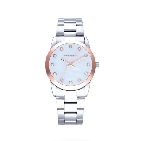 Reloj Radiant Diptyque Mujer Plateado Azul y Rosado Analógico RA584202