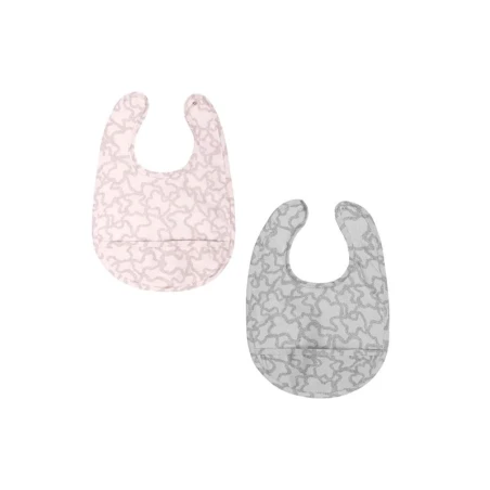 Set Baberos TOUS Baby Rosa y Gris 195823005