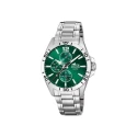 Reloj Lotus Hombre Plateado y Verde Multifunción 18812/7