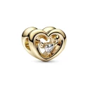 Charm Pandora Corazón Radiante & Gema Flotante 762493C01
