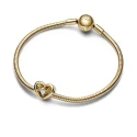 Charm Pandora Corazón Radiante & Gema Flotante 762493C01