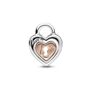 Charm Pandora Candado Corazón Divisible 2 Tonos 782505C00