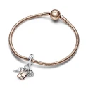 Charm Colgante Pandora Llave, Candado & Corazón 2 Tonos 782506C01