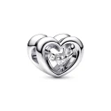 Charm Pandora Corazón Radiante & Gema Flotante 792493C01