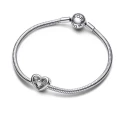 Charm Pandora Corazón Radiante & Gema Flotante 792493C01