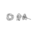 Pendientes Vidal&Vidal Mujer Nudo baño Plata Q2333A