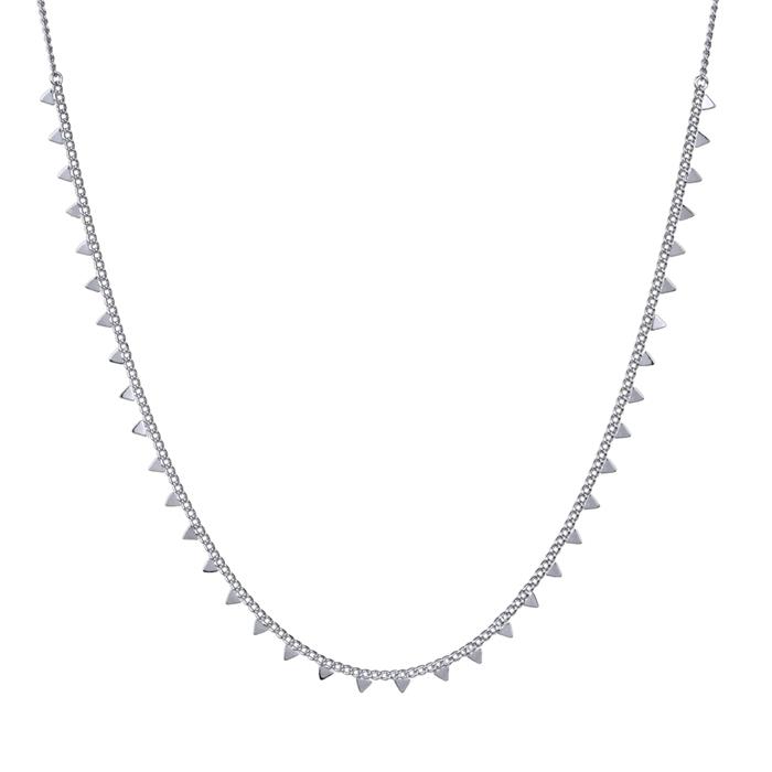 Collar Vidal&Vidal Triángulos Baño Plata X2659338