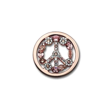 Disco Mi Moneda Baño Rosado Símbolo de la Paz SW-PEA-28-L