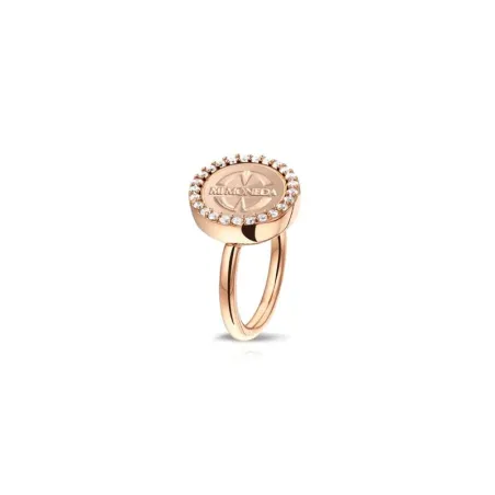 Anillo Mi Moneda Baño Rosado Dolce Vita y Circonitas RIN-DOL-LU-03-54