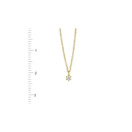 Gargantilla FMF-Oro Oro Amarillo y Circonita 1-90142-0-9