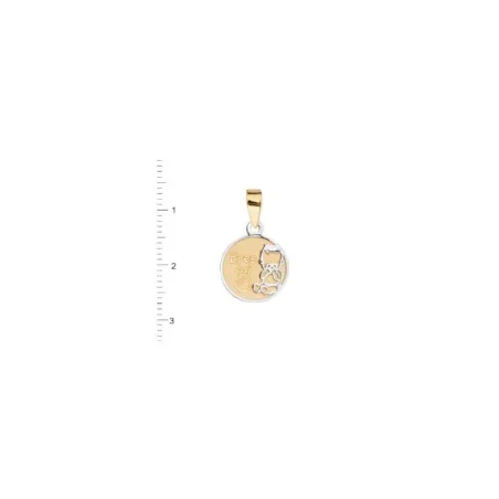 Colgante Mujer Oro Bicolor "Eres mi bebé" 1-08534-0-8