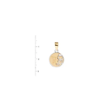 Colgante Mujer Oro Bicolor "Eres mi bebé" 1-08534-0-8