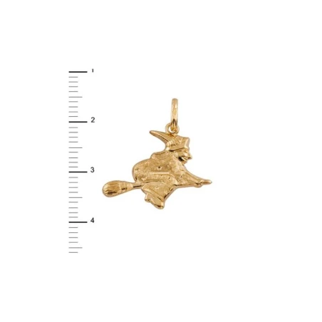 Colgante Mujer Oro Amarillo Bruja 1-07142-0-7