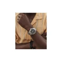 Reloj Fossil Defender Plateado y Negro Analógico FS5976