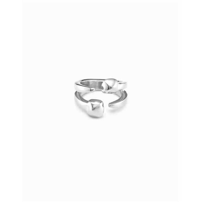 Anillo UNOde50 Loved Baño Plata ANI0775MTL000