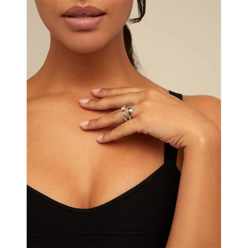 Anillo UNOde50 Loved Baño Plata ANI0775MTL000